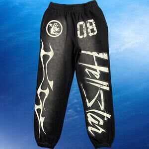 Men's Black Hellstar Sweatpants